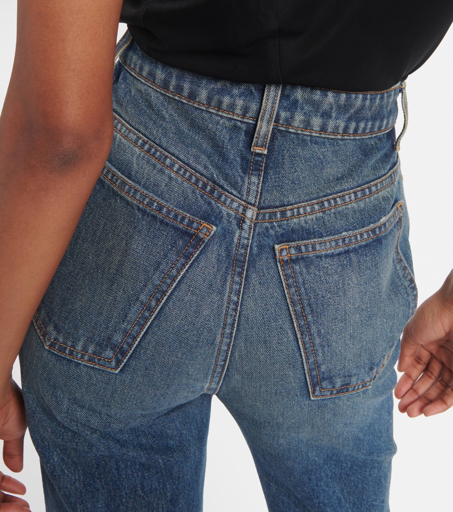 Danielle high-rise straight jeans - 6