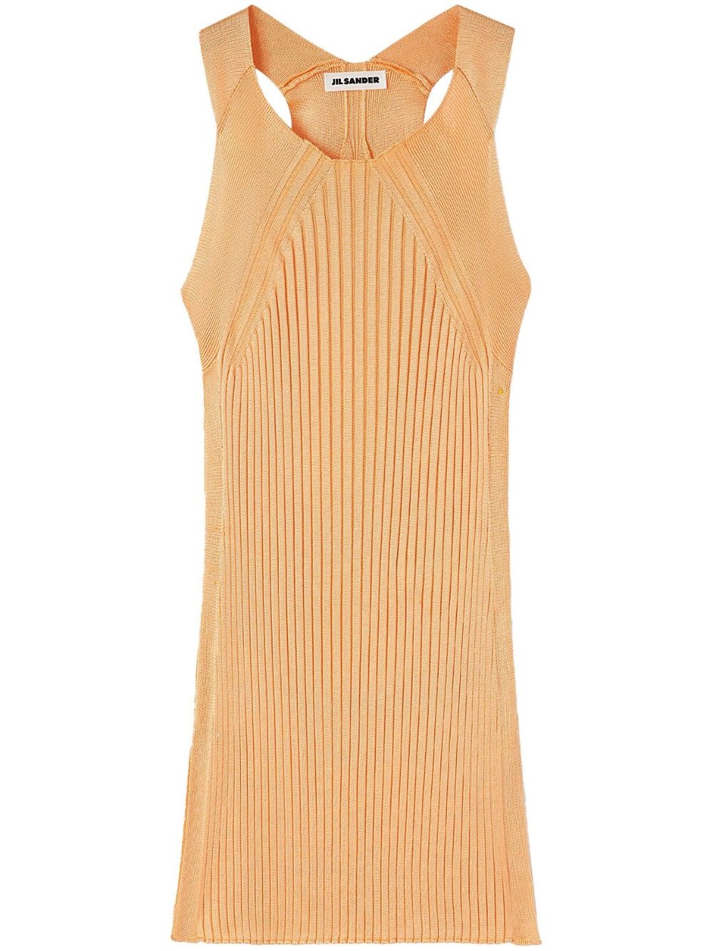 ribbed-knit sleeveless blouse - 1