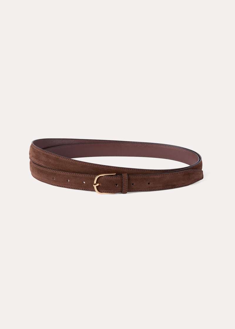 Wrap belt chocolate brown 3