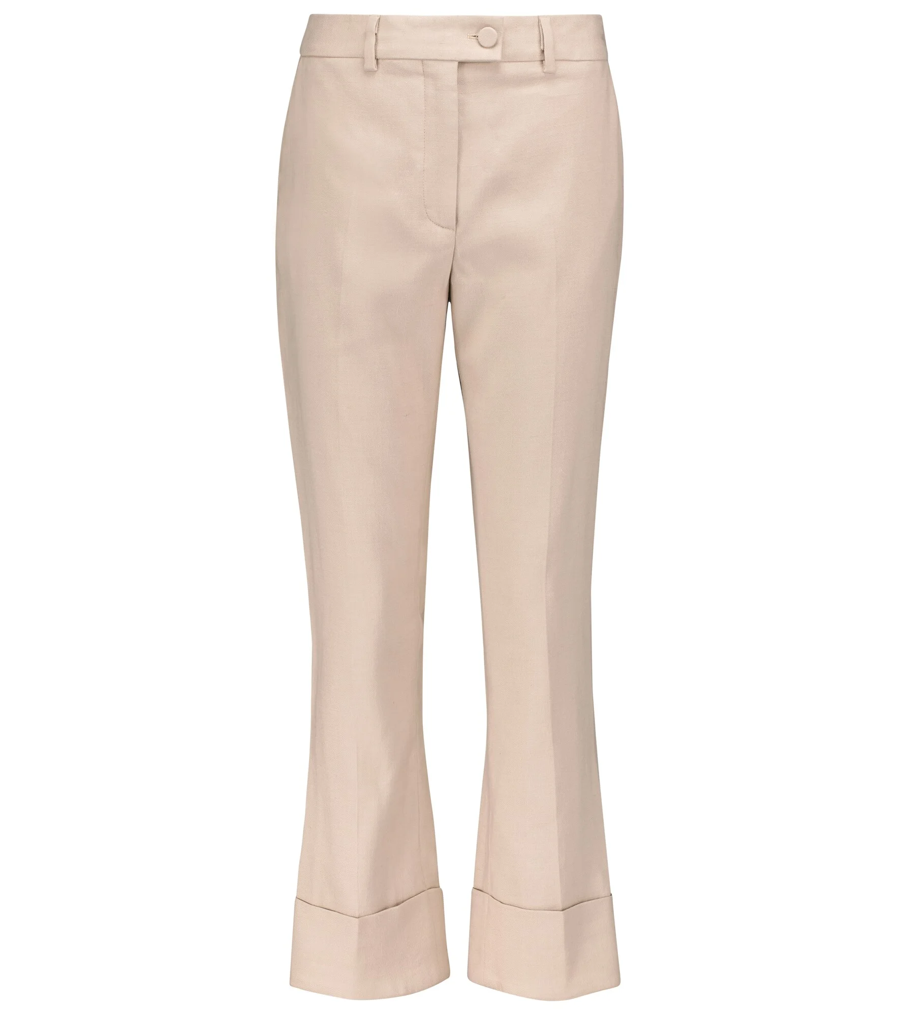 Kiko linen-blend straight pants - 1