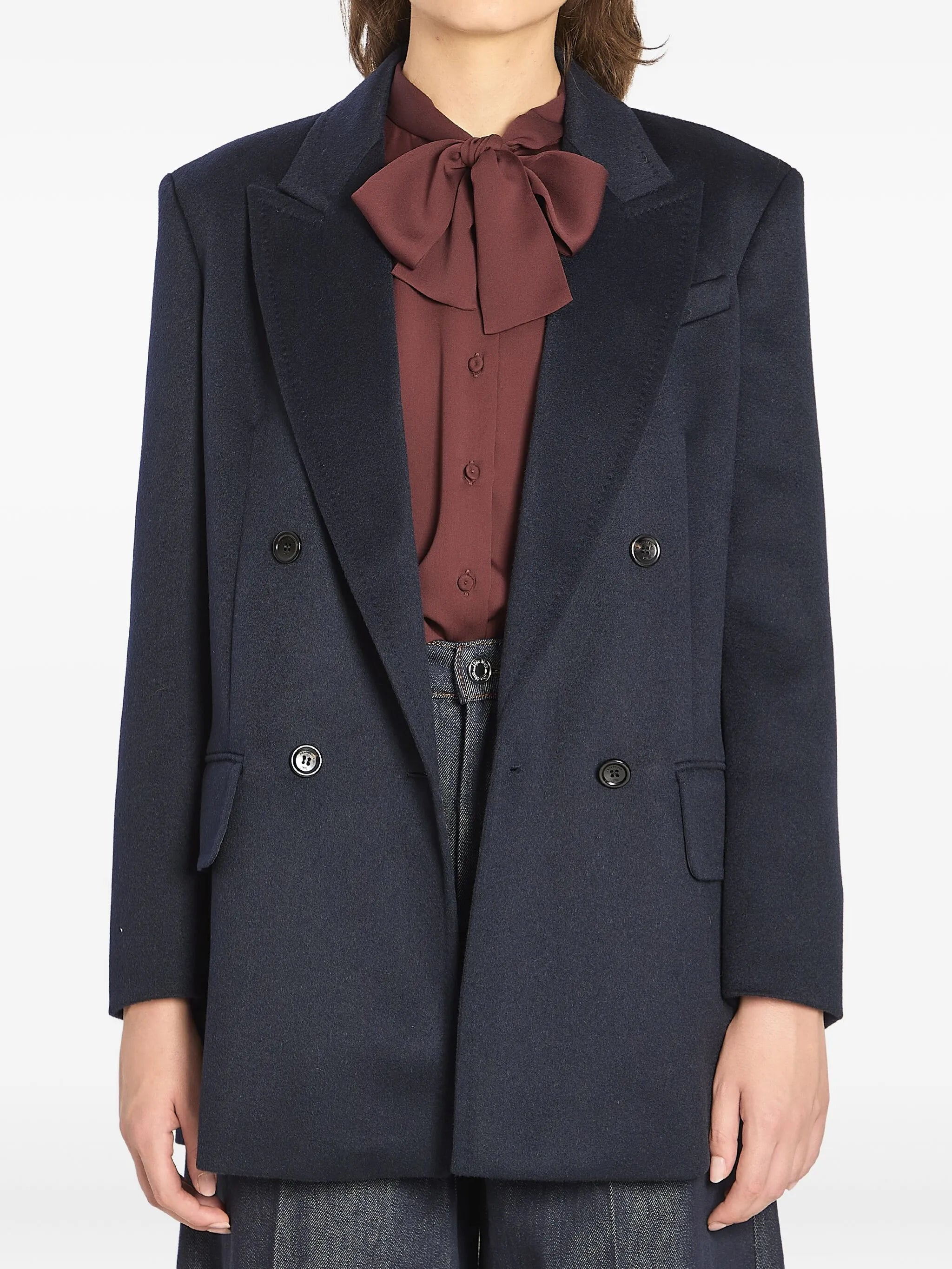 Max Mara Double-breasted Flap-pocket Blazer - 2
