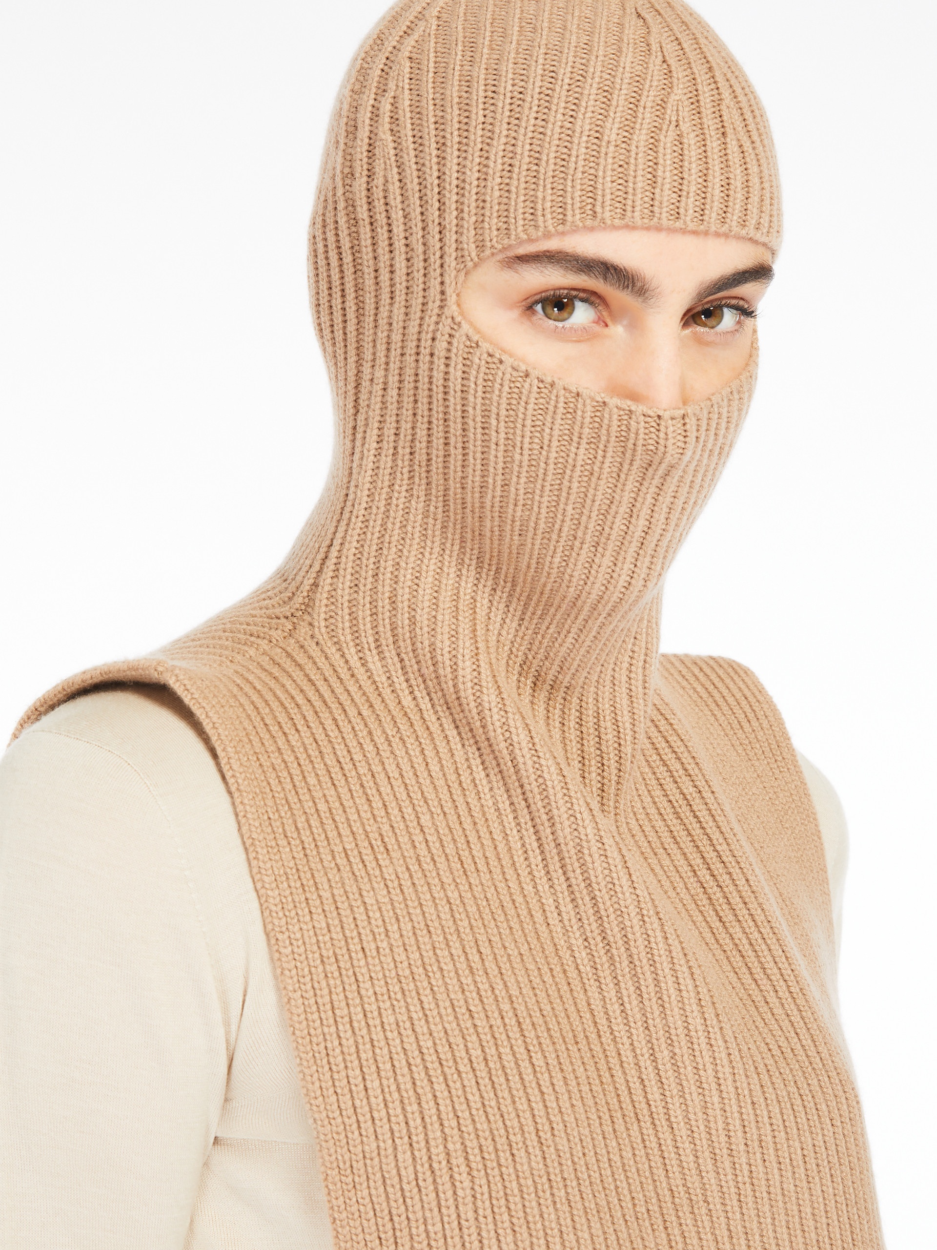 LIVIGNO Ribbed cashmere beanie - 5