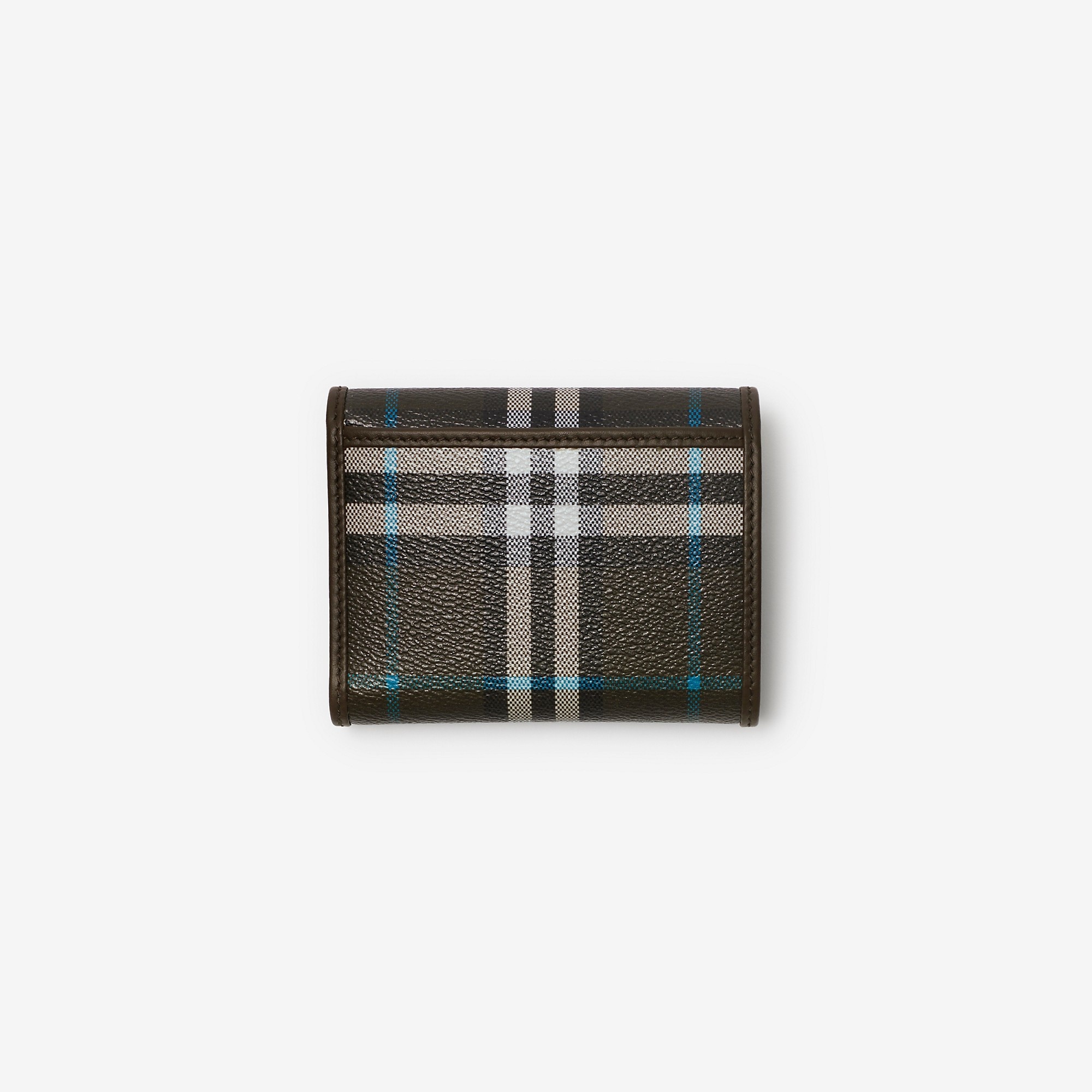 Small Check Folding Wallet - 3