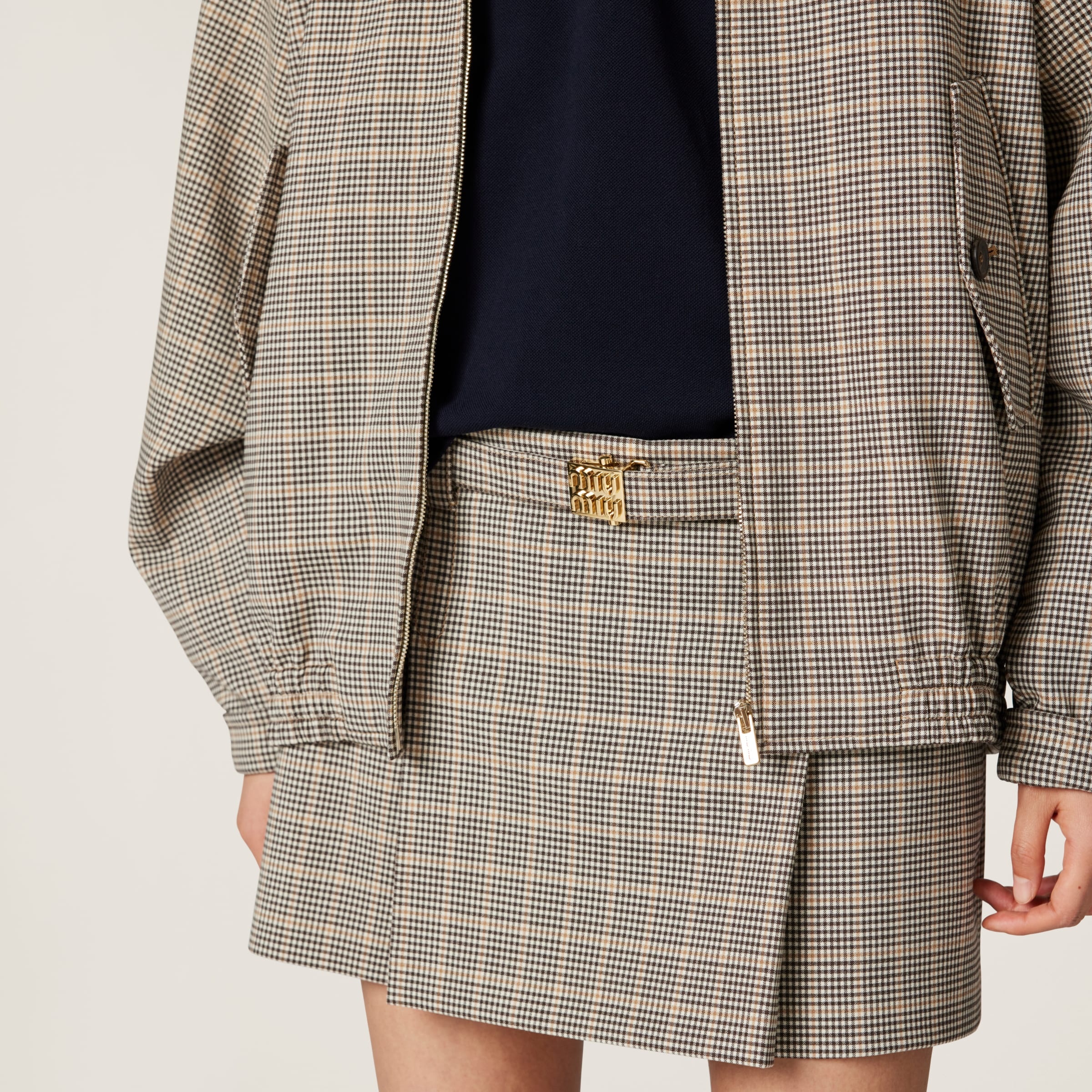 Checked miniskirt - 4