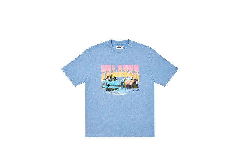 PALASKA DYE T-SHIRT BLUE - 1
