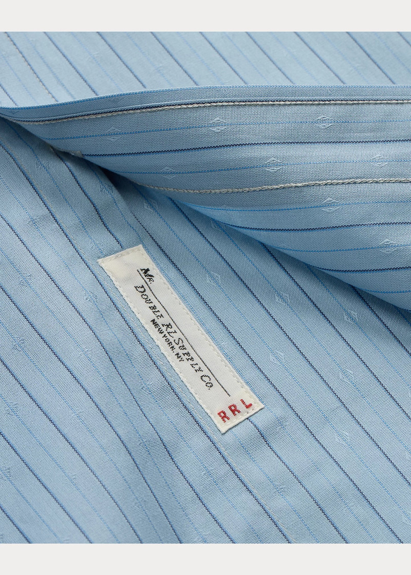 Slim Fit Striped Dobby Shirt 8