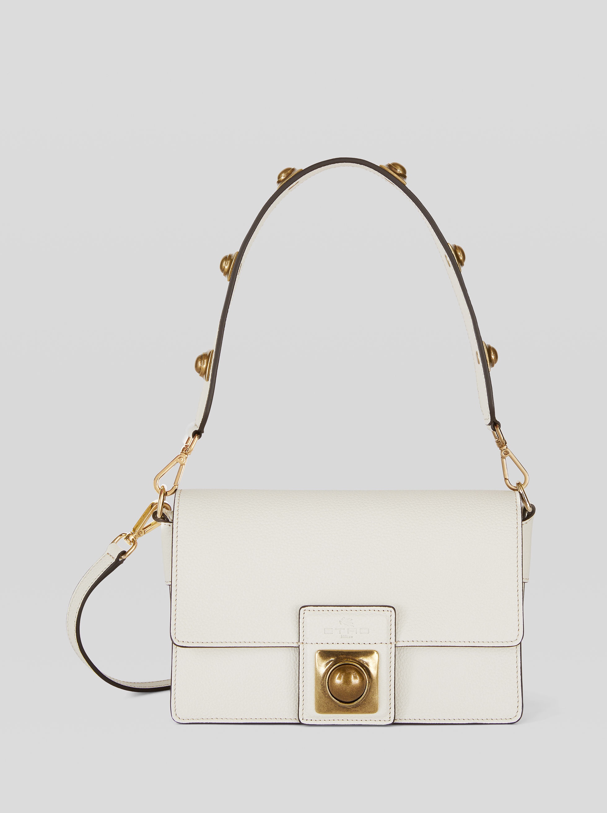 CROWN ME LEATHER SHOULDER BAG - 1