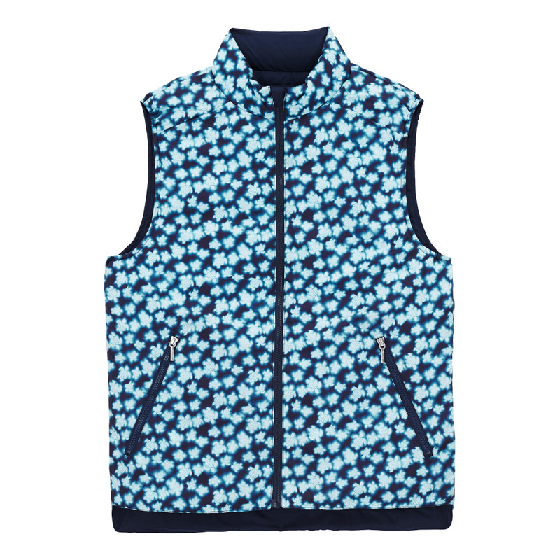 Unisex Reversible Sleeveless Jacket Blurred Turtles 5
