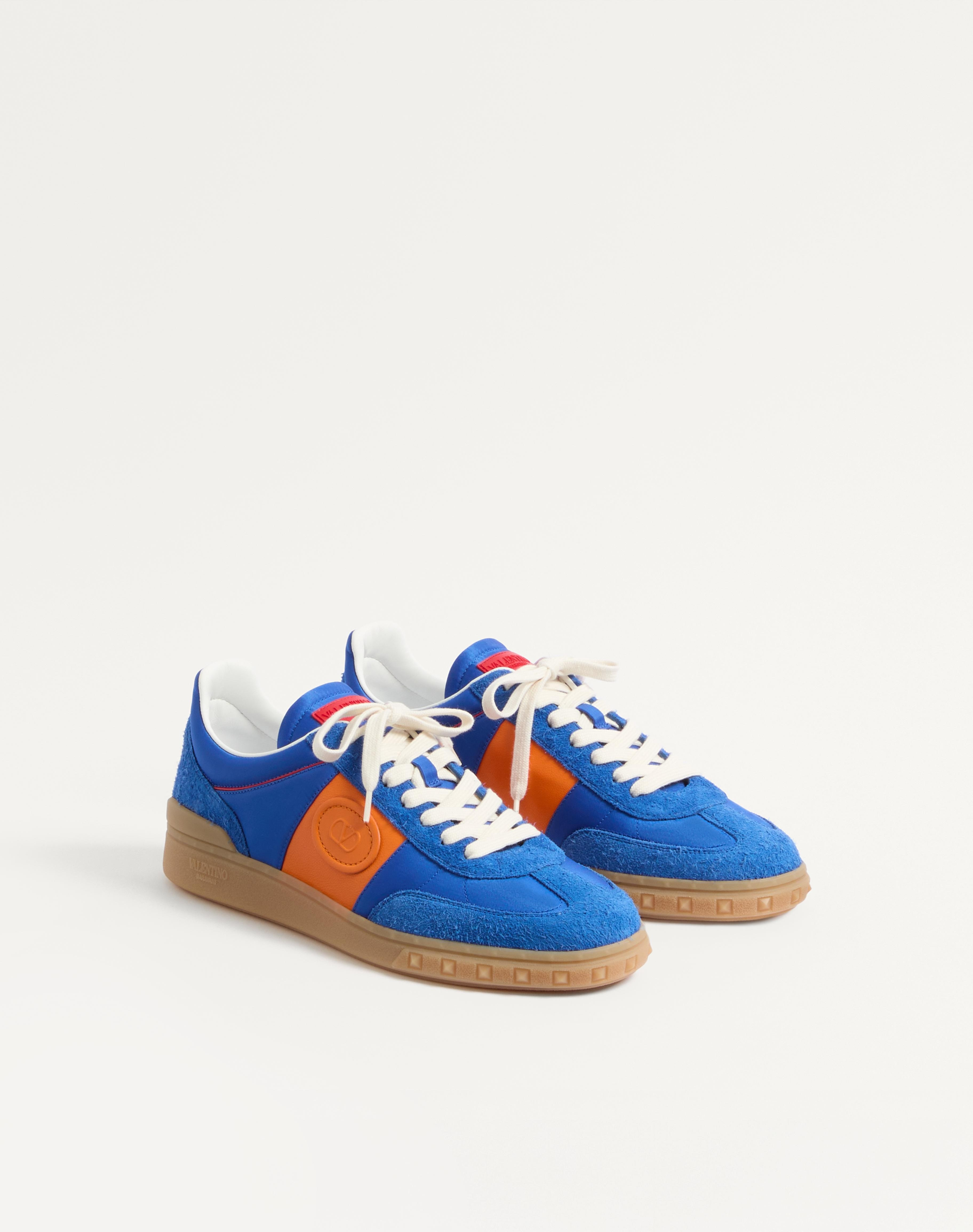 UPVILLAGE LOW TOP SNEAKER IN CRUST LEATHER AND NYLON - 4