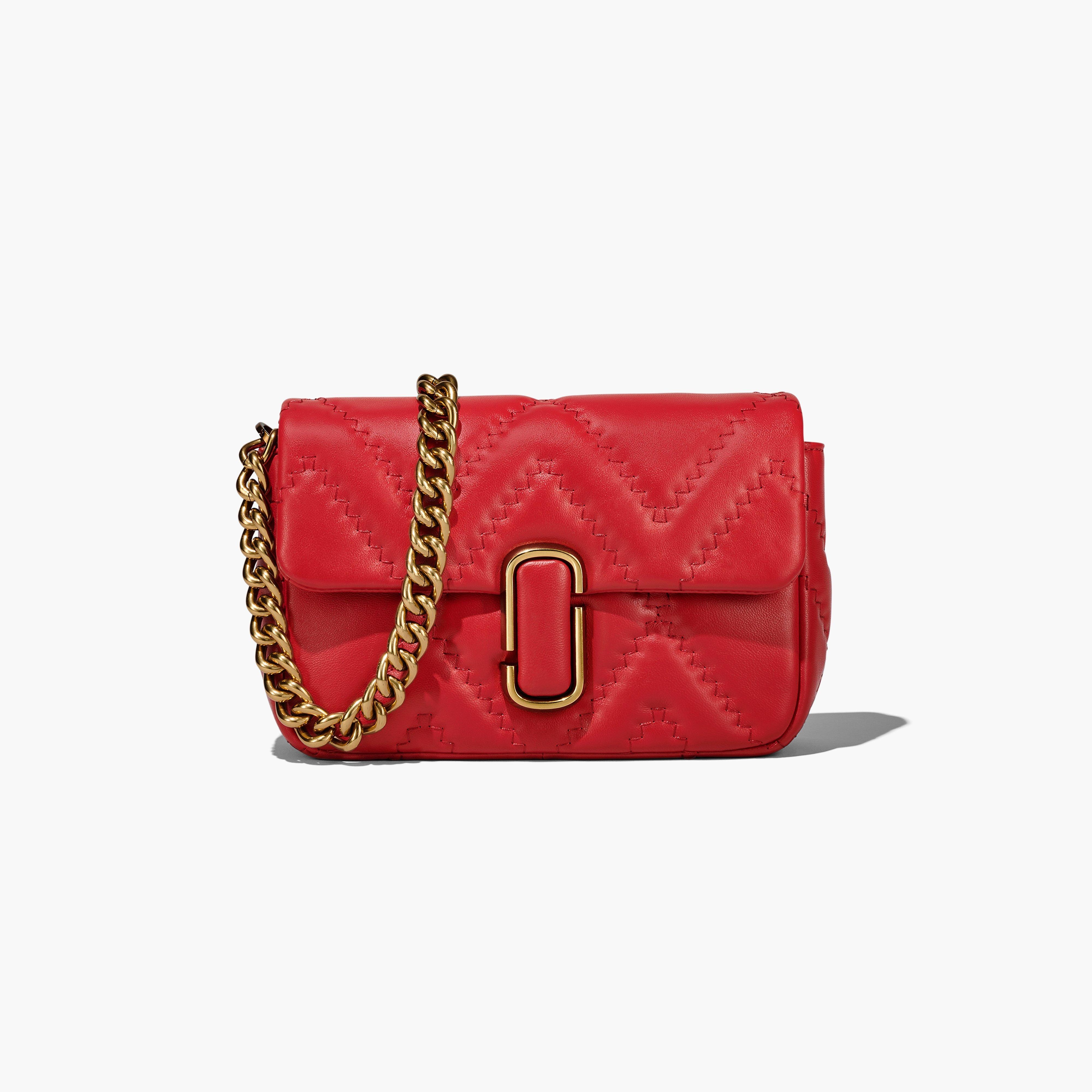 THE QUILTED LEATHER J MARC SHOULDER BAG - 1