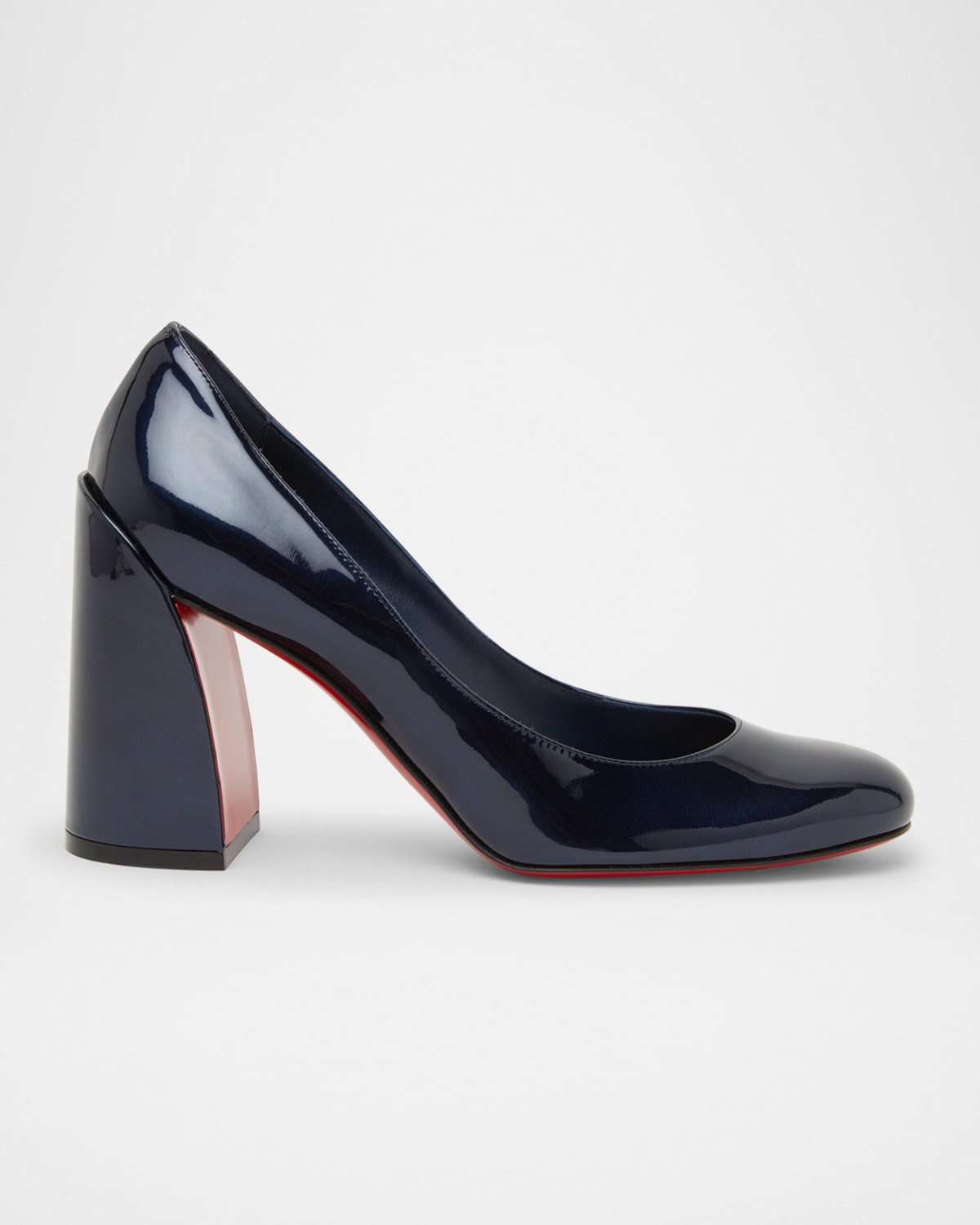 Miss Sabina Patent Red Sole Pumps - 1