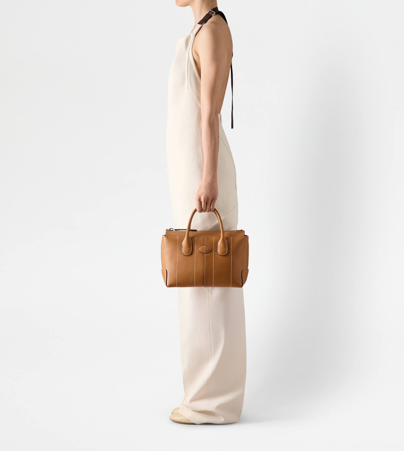 TOD'S DI BAG IN LEATHER SMALL - BROWN 8
