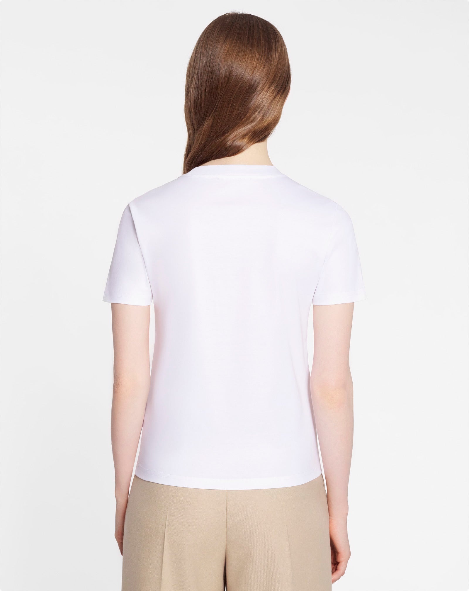CLASSIC FIT LANVIN CURB TEE IN MERCERIZED COTTON - 5