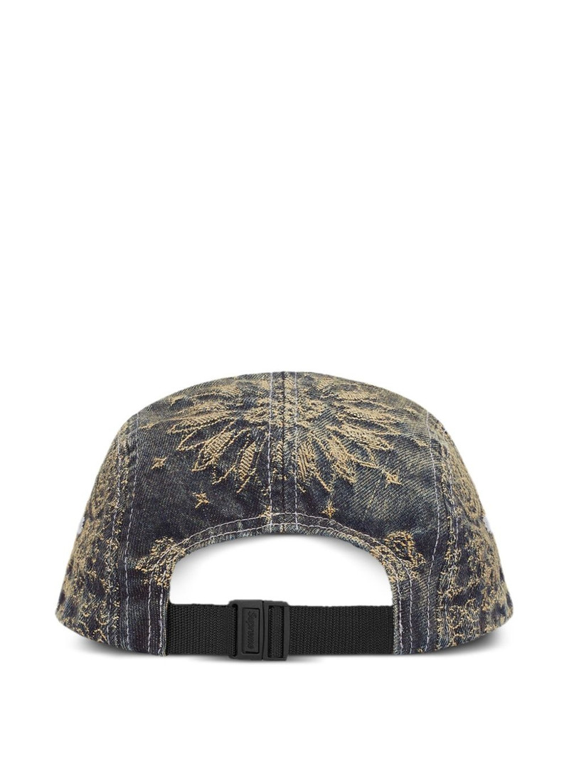 Supreme bandana-jacquard denim cap outlook
