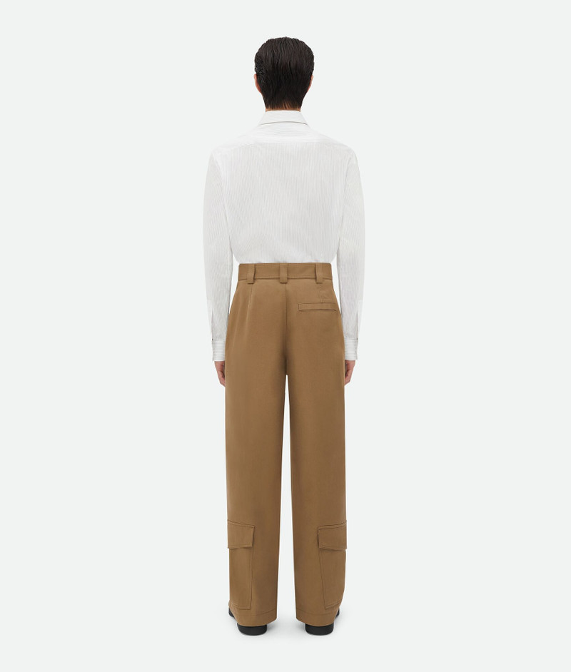 Cotton Gabardine Cargo Trousers 3