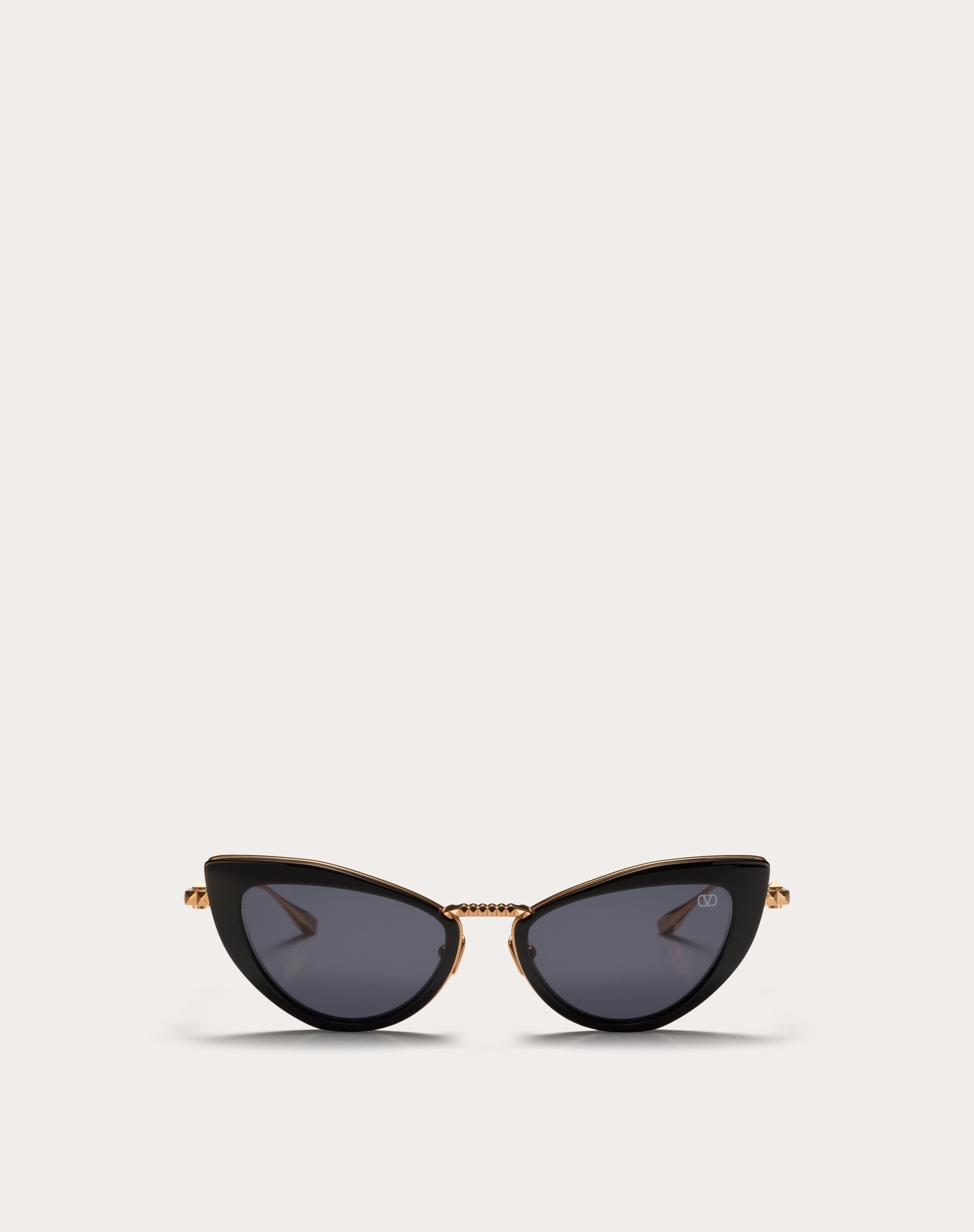 VIII - CAT-EYE TITANIUM AND ACETATE STUD FRAME - 1