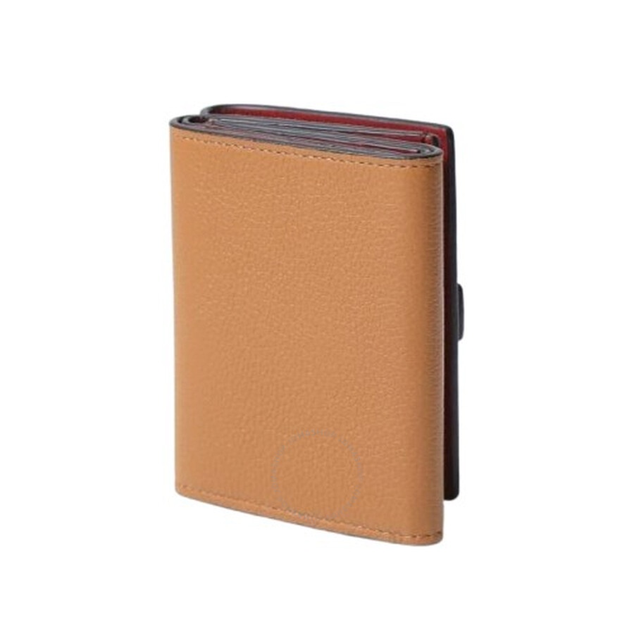 Loewe Trifold Calfskin Wallet - Light Caramel/Pecan - 3