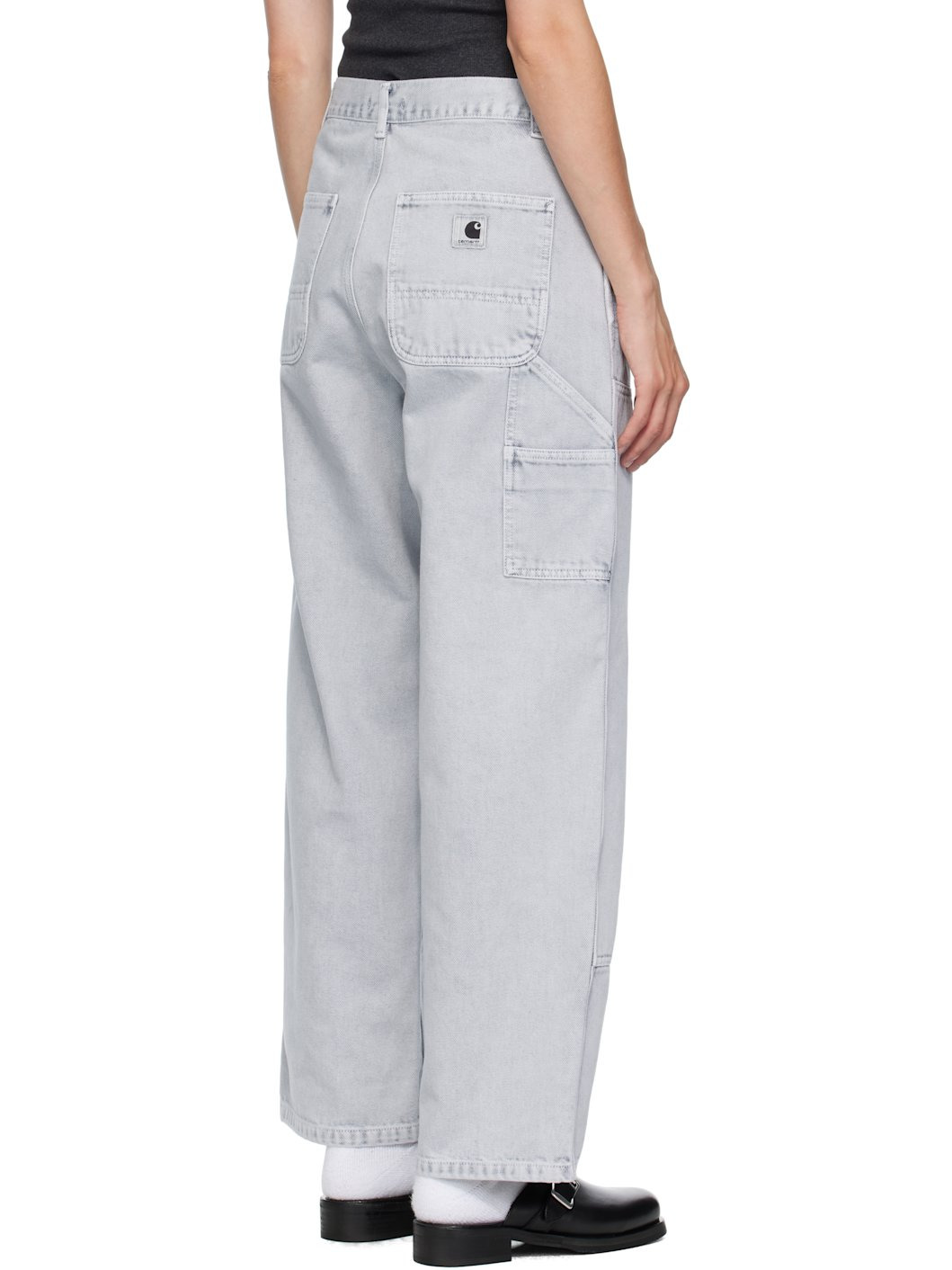 Gray Brandon Double Knee Jeans - 3