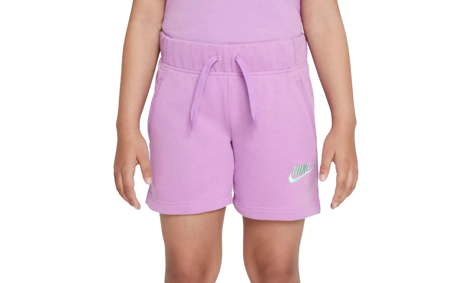 Sportswear Club French Terry Shorts GS "Violet Shock / Mint Foam" DA1405 591 - 1
