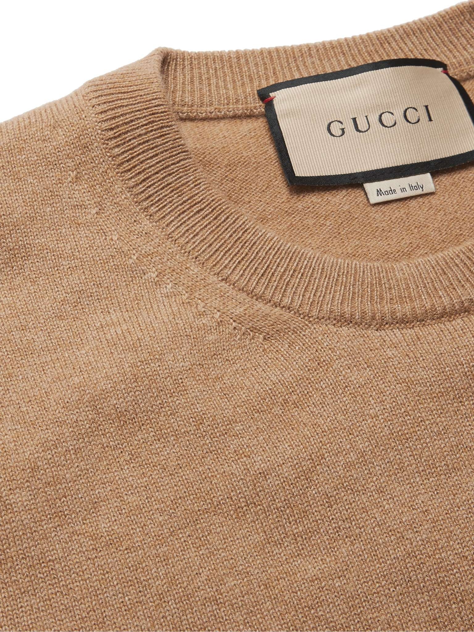 Logo-Embroidered Cashmere Sweater - 5