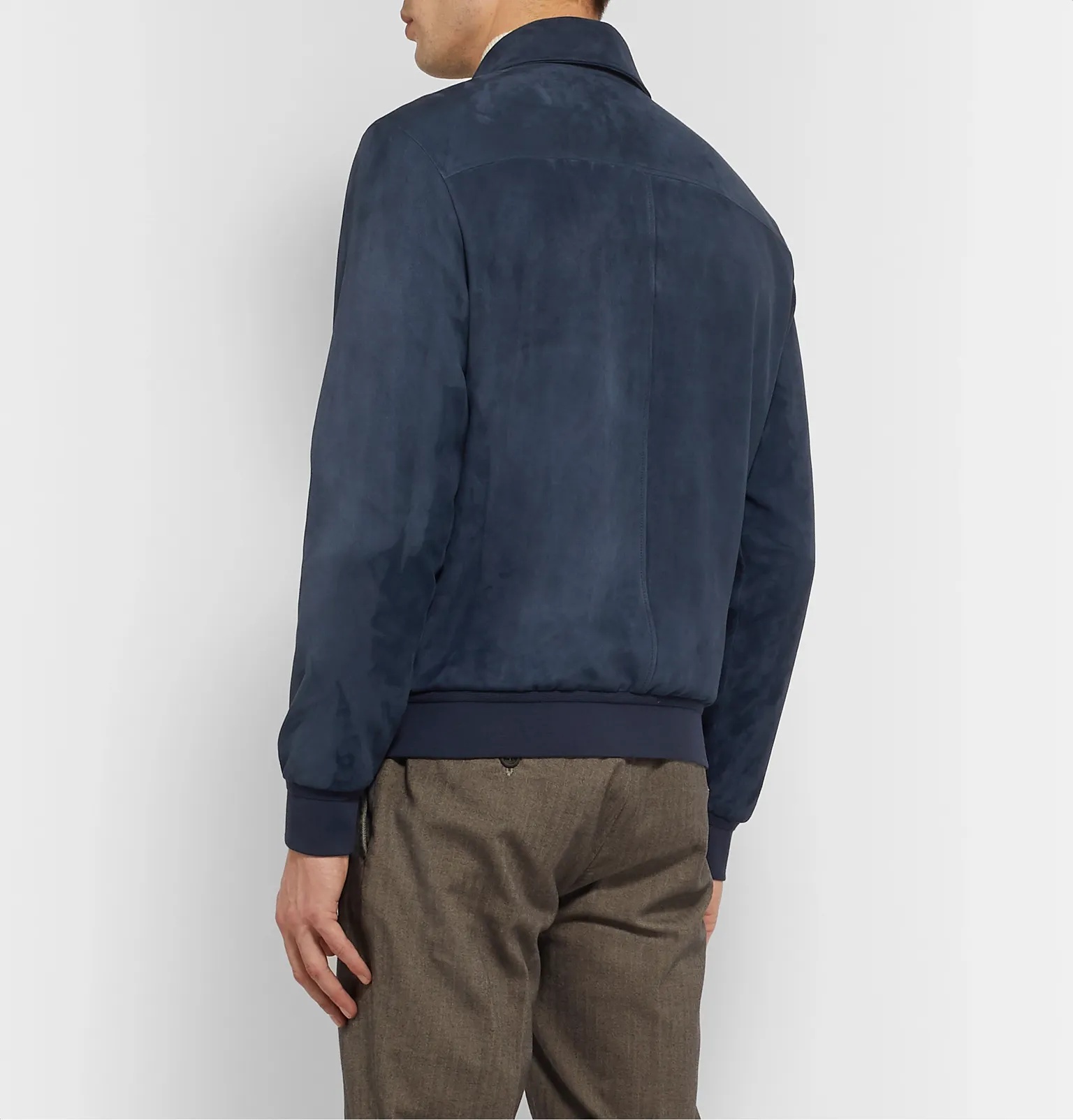 Rain System Suede Bomber Jacket - 5