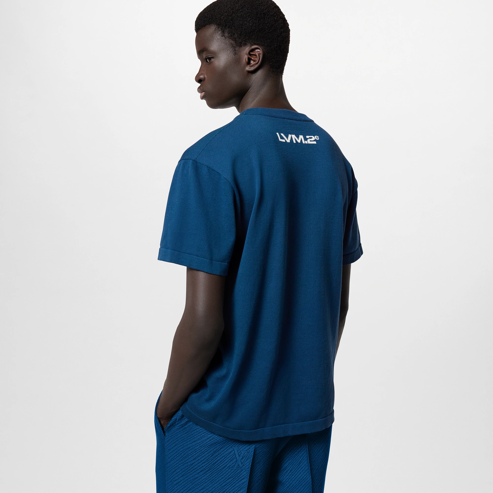 Short-Sleeved Cotton Crewneck - 2