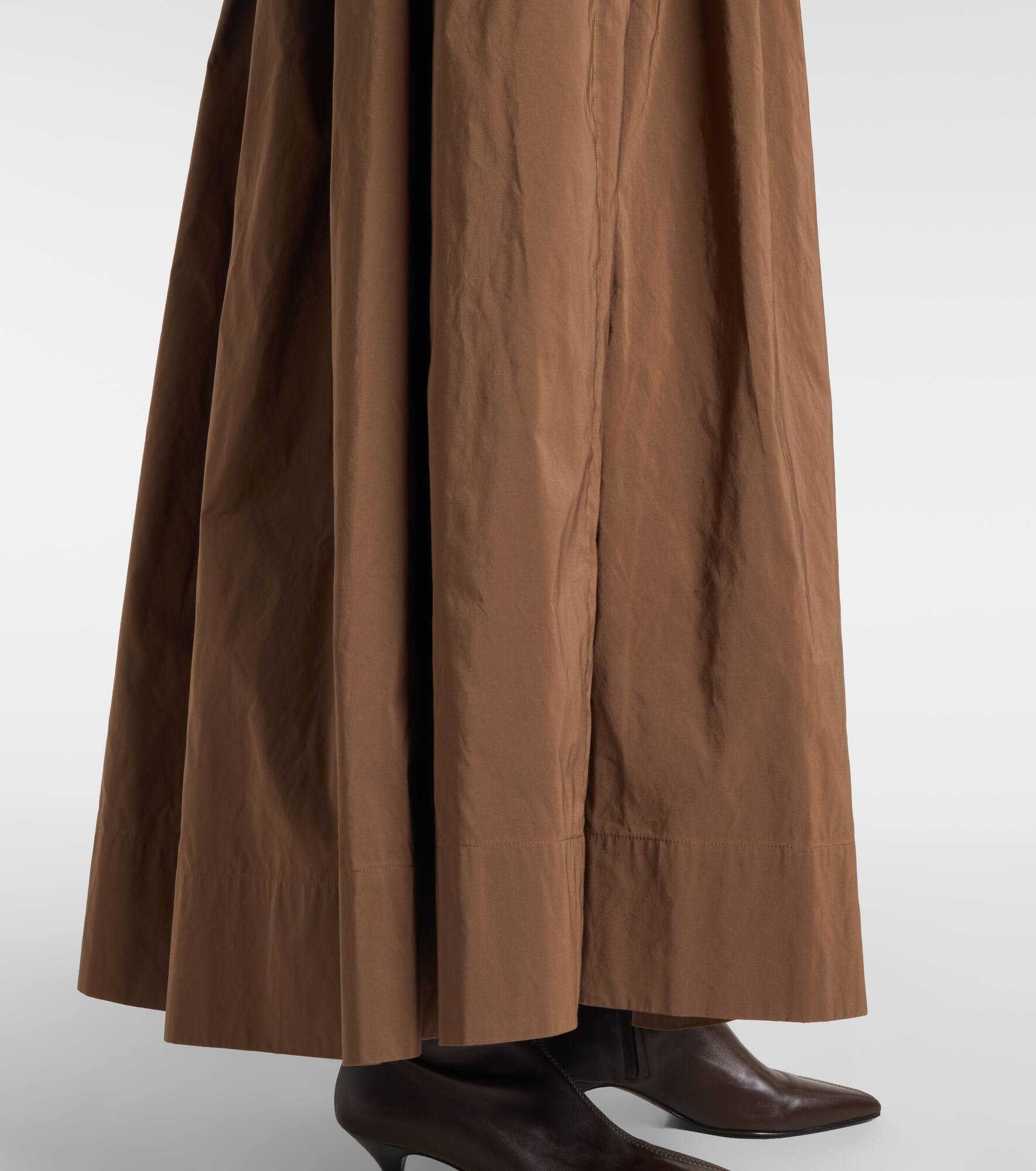 Aloe cotton-blend maxi skirt - 5