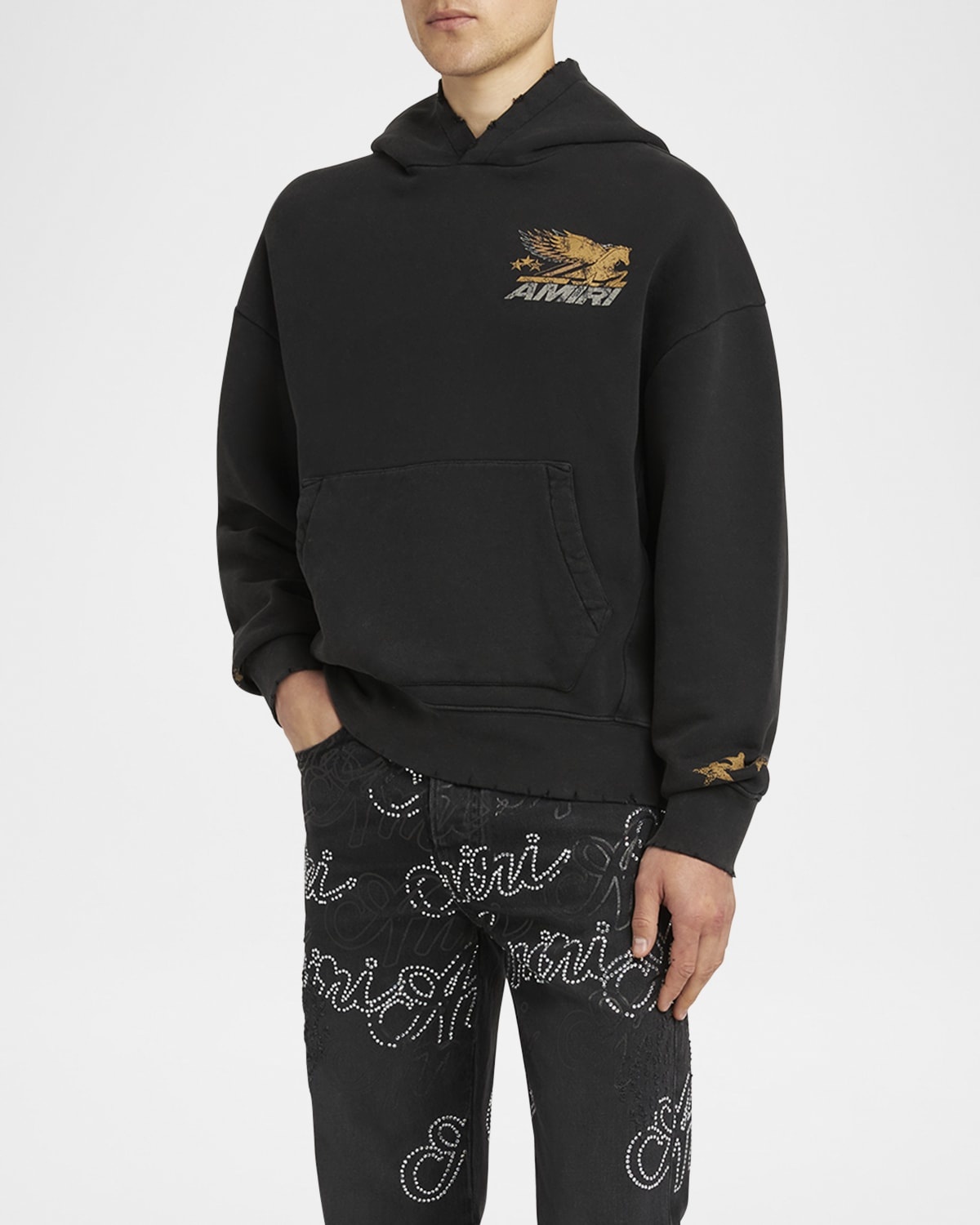 AMIRI Men's Vintage Pegasus Hoodie | neimanmarcus | REVERSIBLE