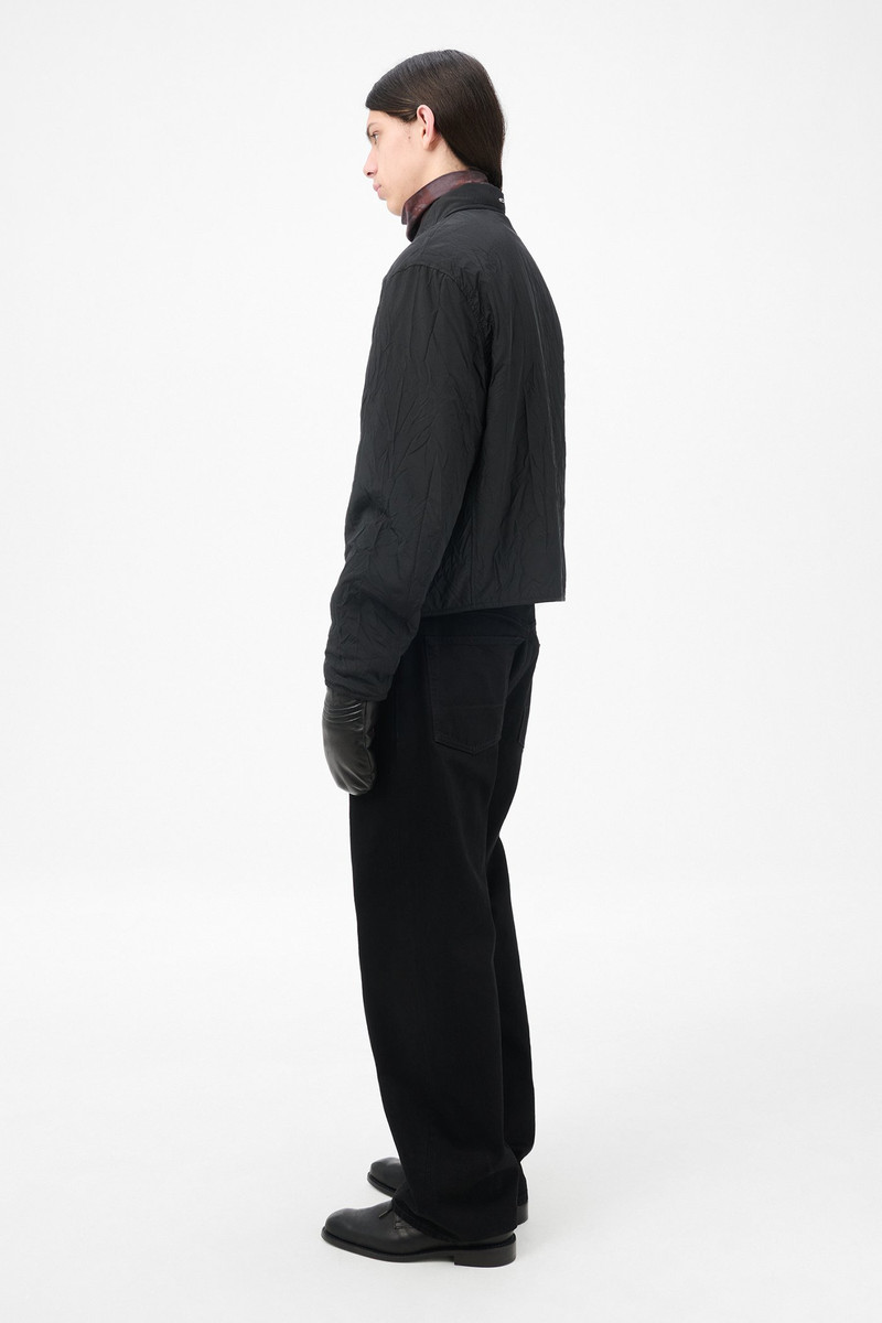 Slight Jacket Shining Black Crinkle Solaro 4