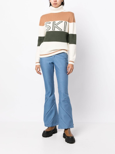 PERFECT MOMENT Frostine striped merino jumper outlook