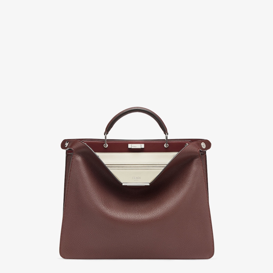 Dark red leather bag - 1
