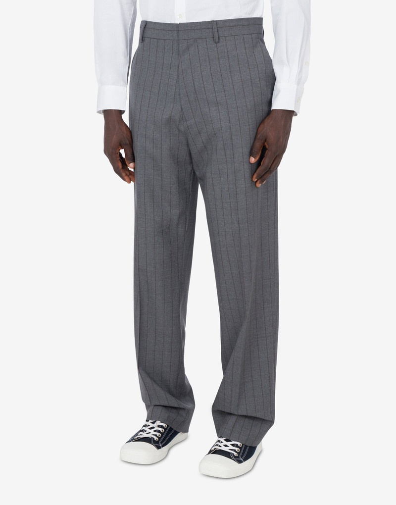 WOOL PINSTRIPE PANTS 1