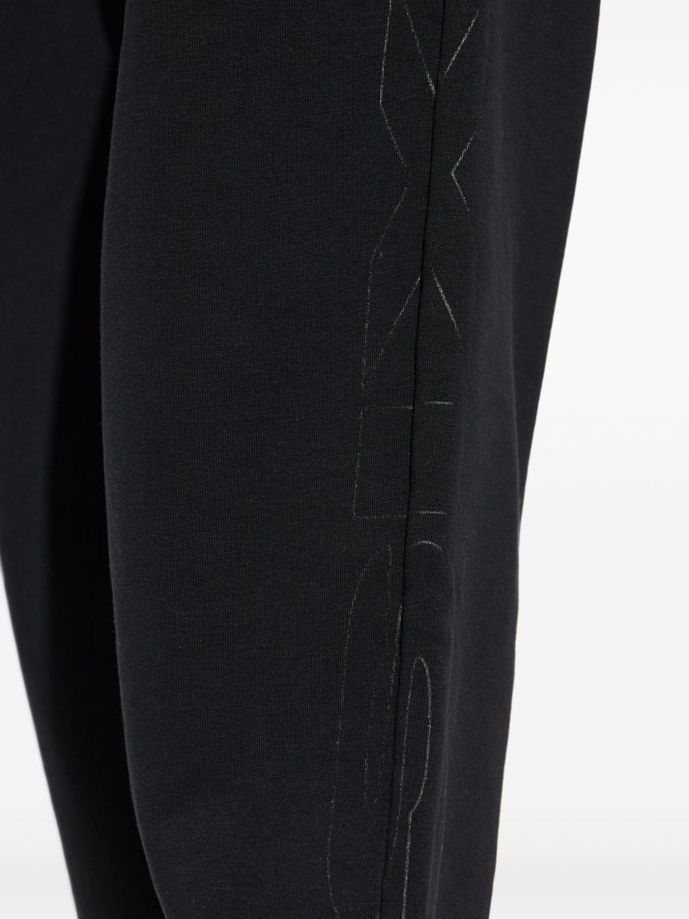 elasticated drawstring track pants - 5