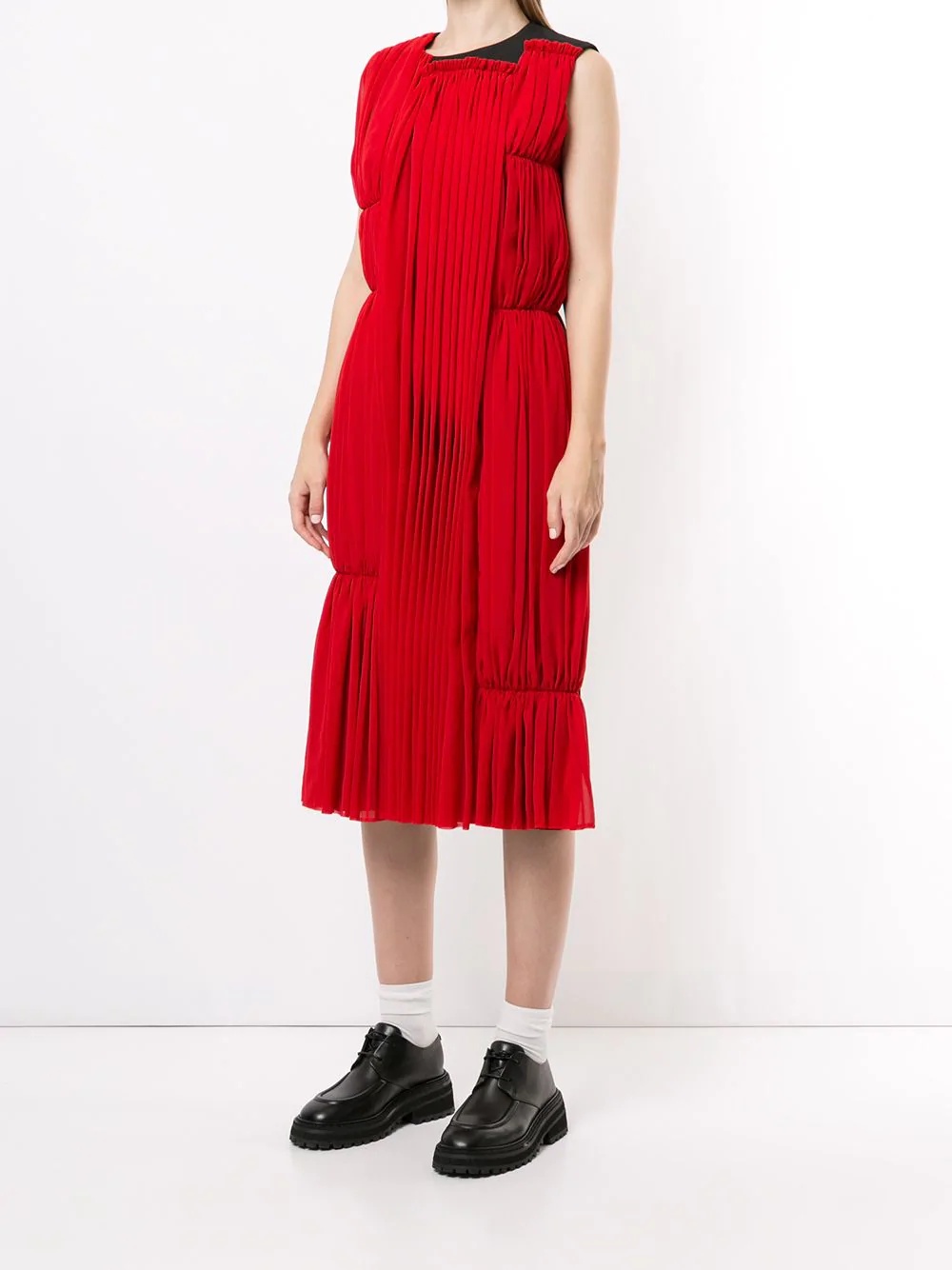 pleated midi dress - 3