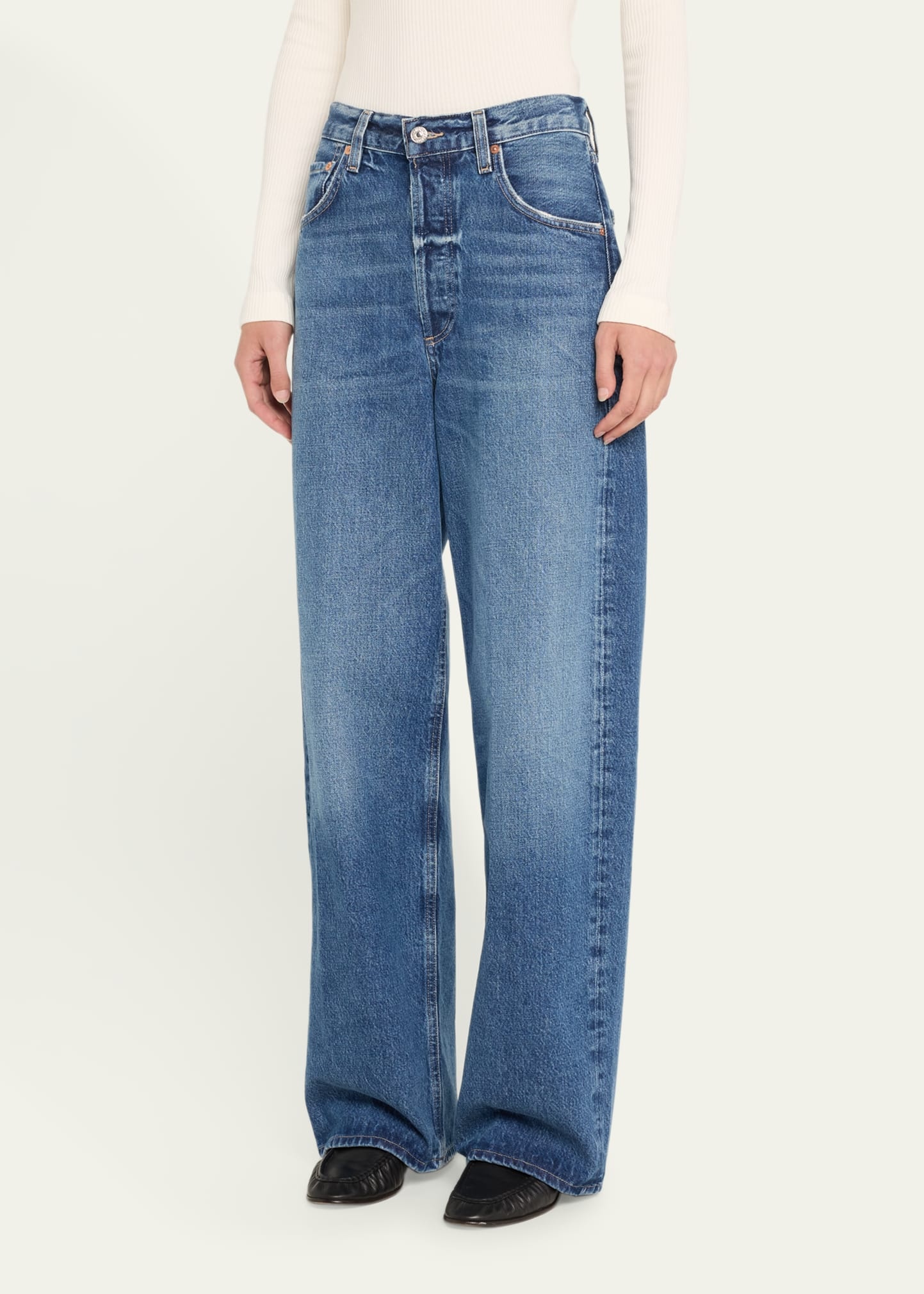 Ayla Baggy Cropped Jeans - 4