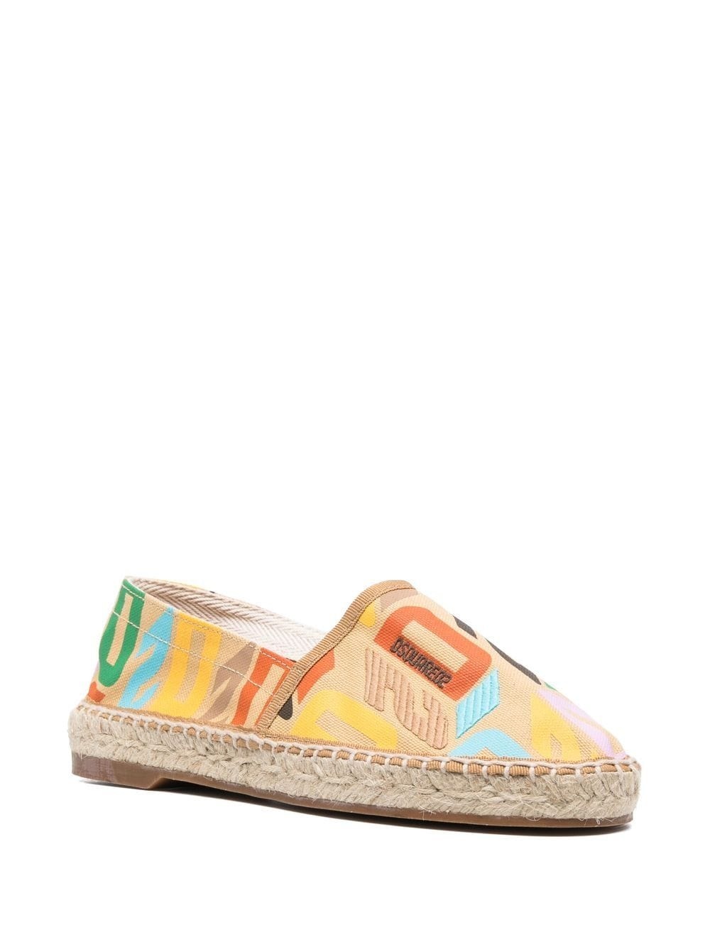 all-over logo-print espadrilles - 2