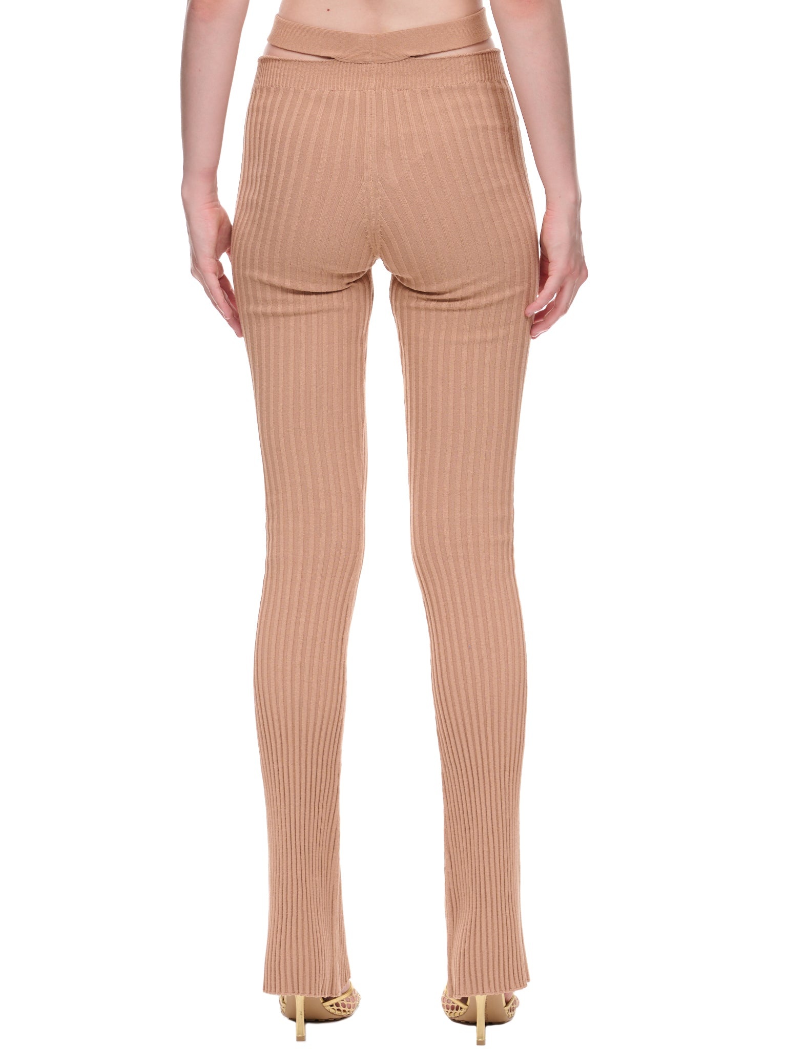 Knit Flare Pants - 3
