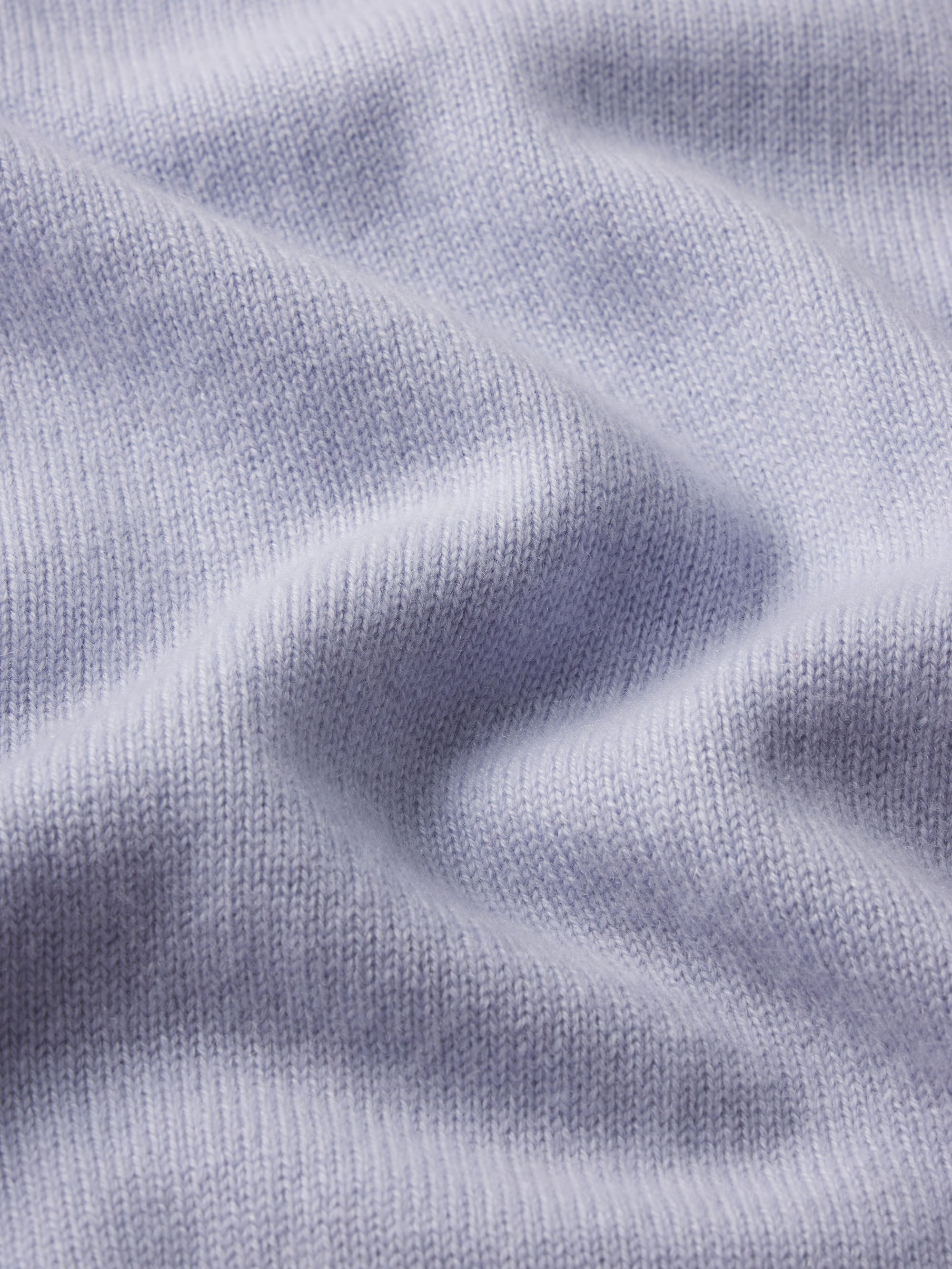 Light Weight Cashmere Crewneck in Baby Blue - 3