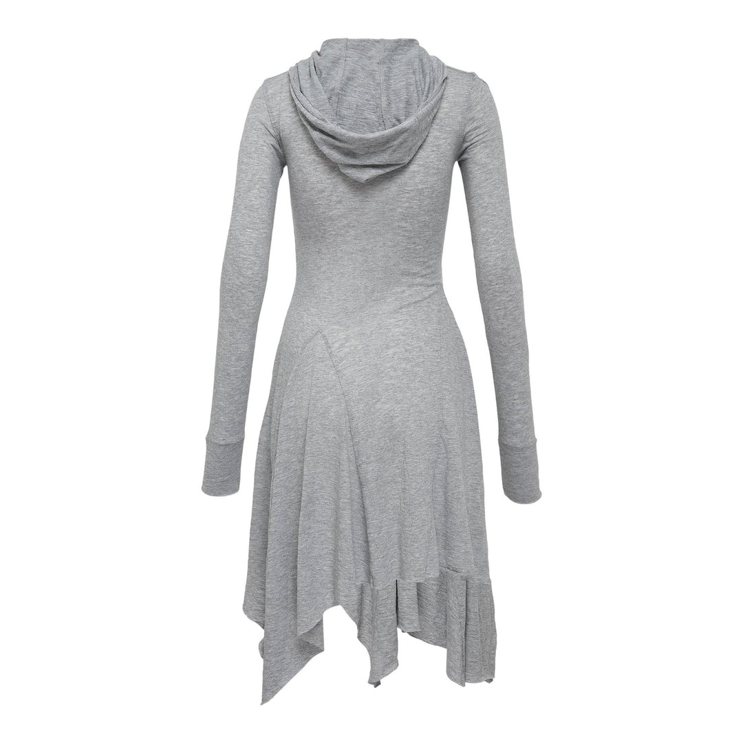 Hooded Jersey Dress - 2