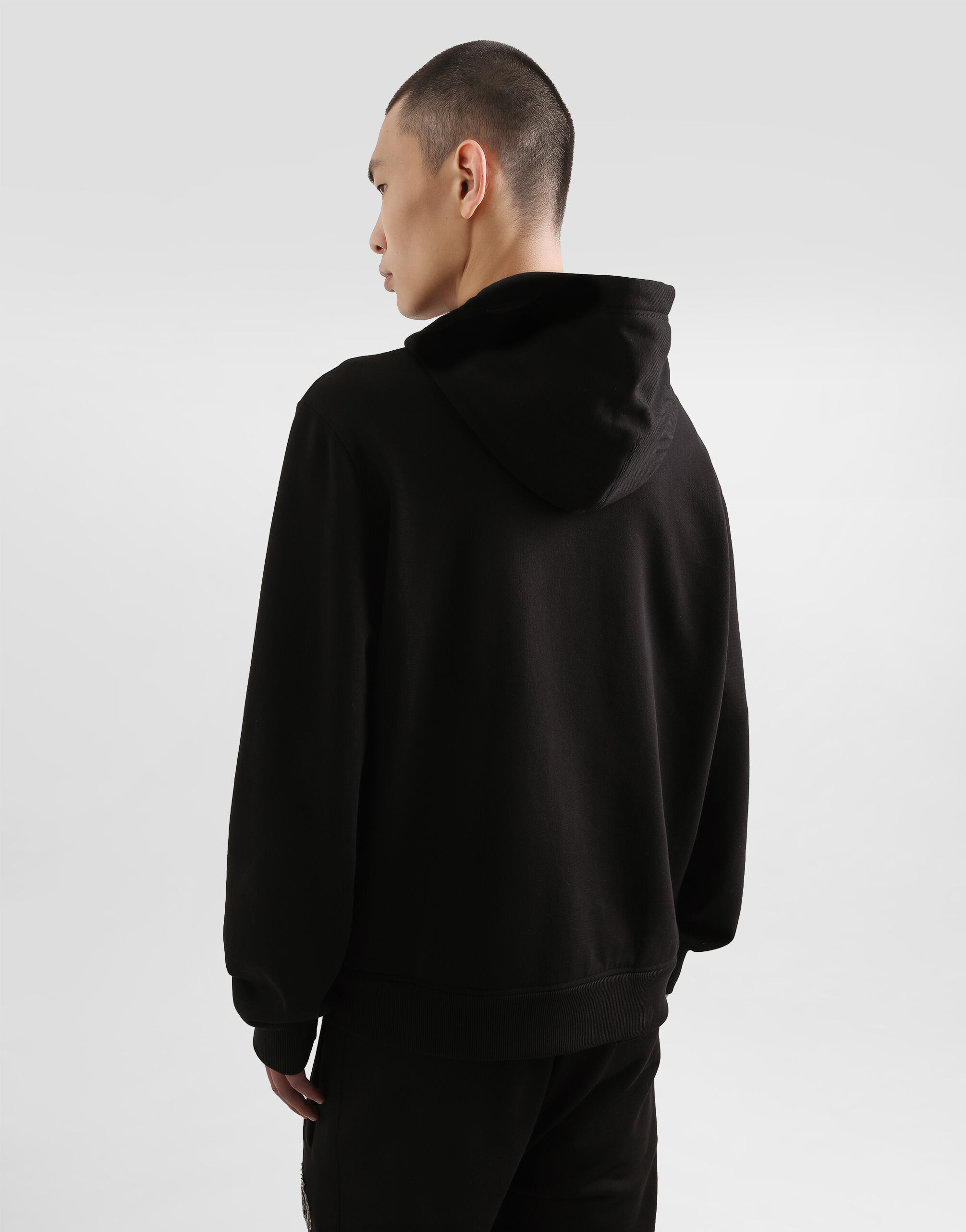Cotton hoodie heraldic patch - 5