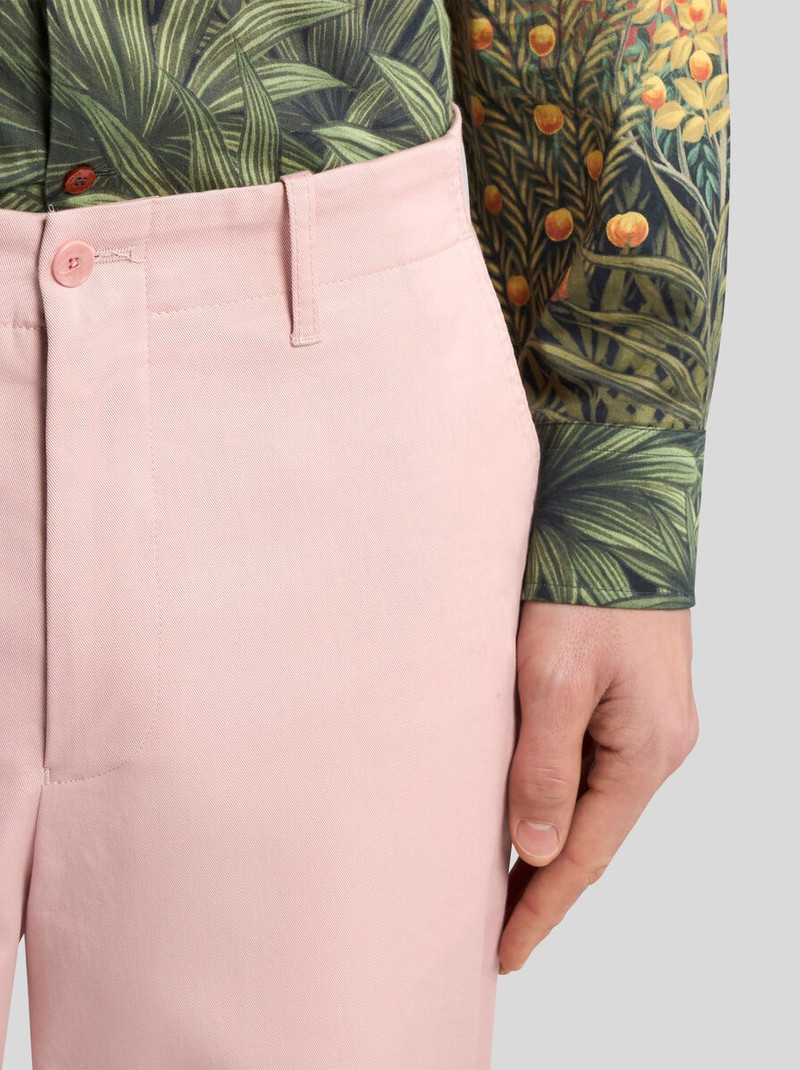 Etro COTTON CHINO TROUSERS outlook