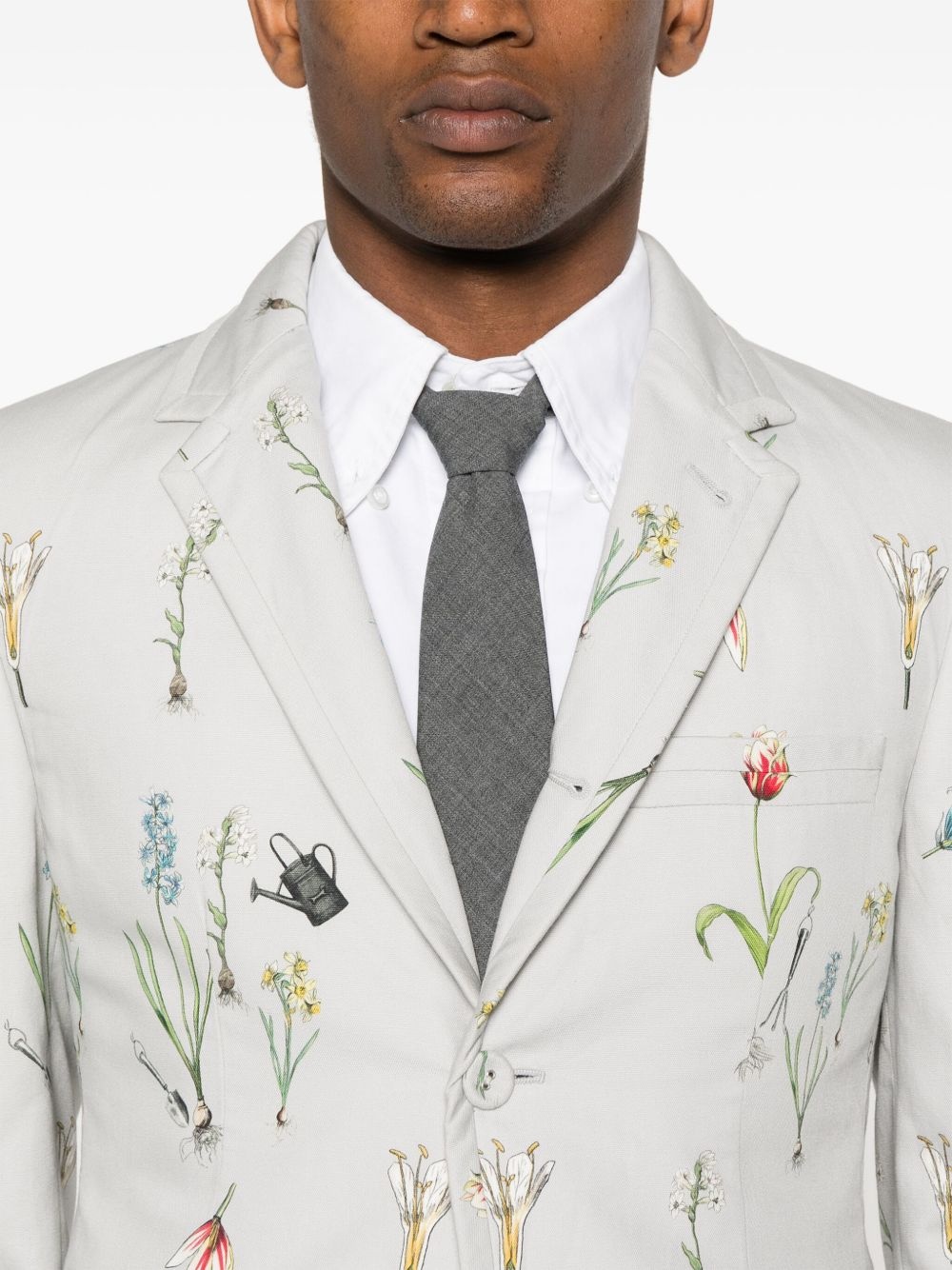 single-breasted blazer - 5