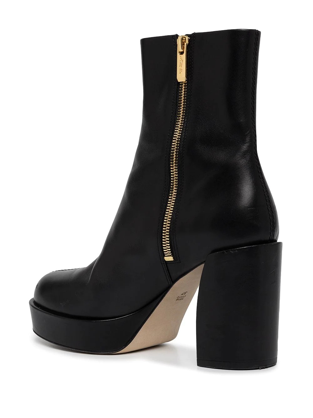 Naomi platform leather boots - 3