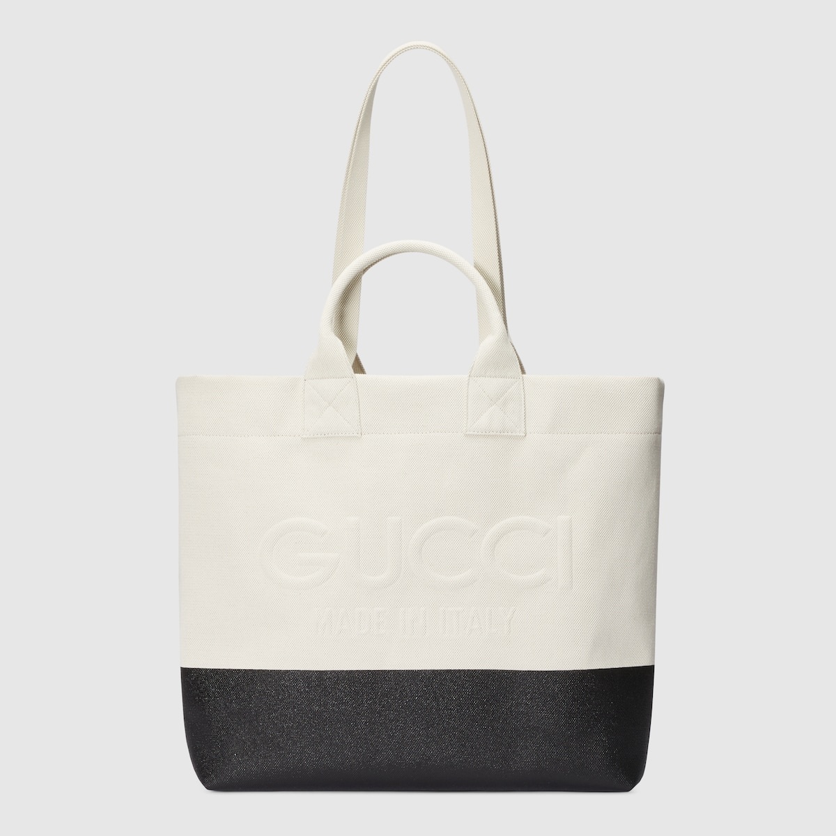 Canvas tote bag with embossed detail - 4