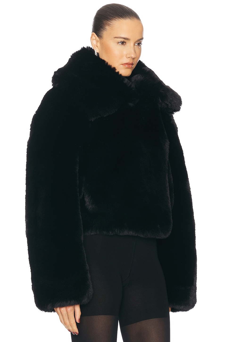 Ofox Fluffy Faux Fur Jacket - 2
