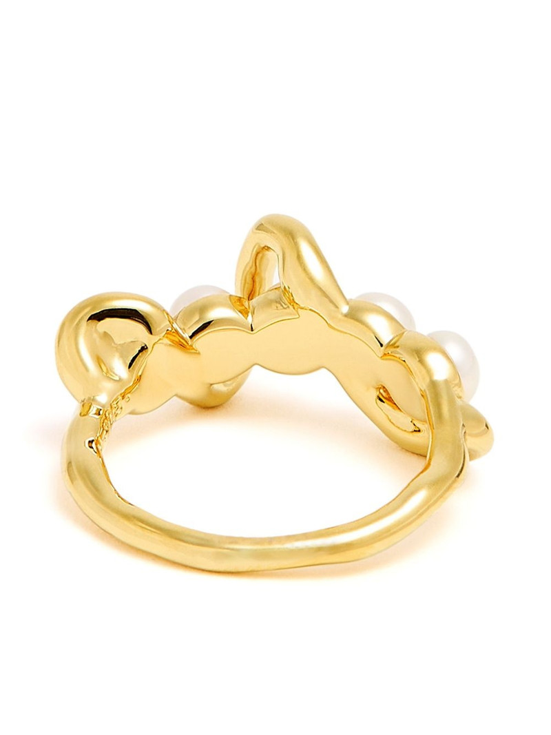 courrèges faux pearl ring outlook