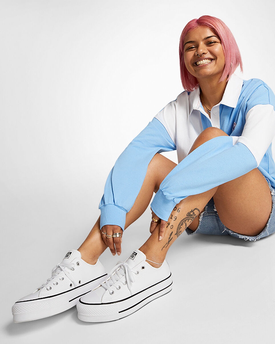 Chuck Taylor All Star Leather Platform - 9