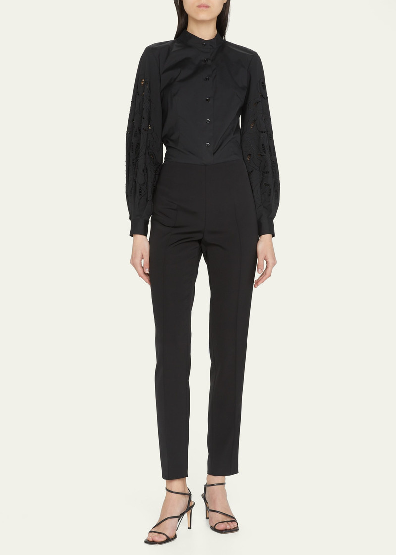 AKRIS Melissa Silk Marocain Pants outlook