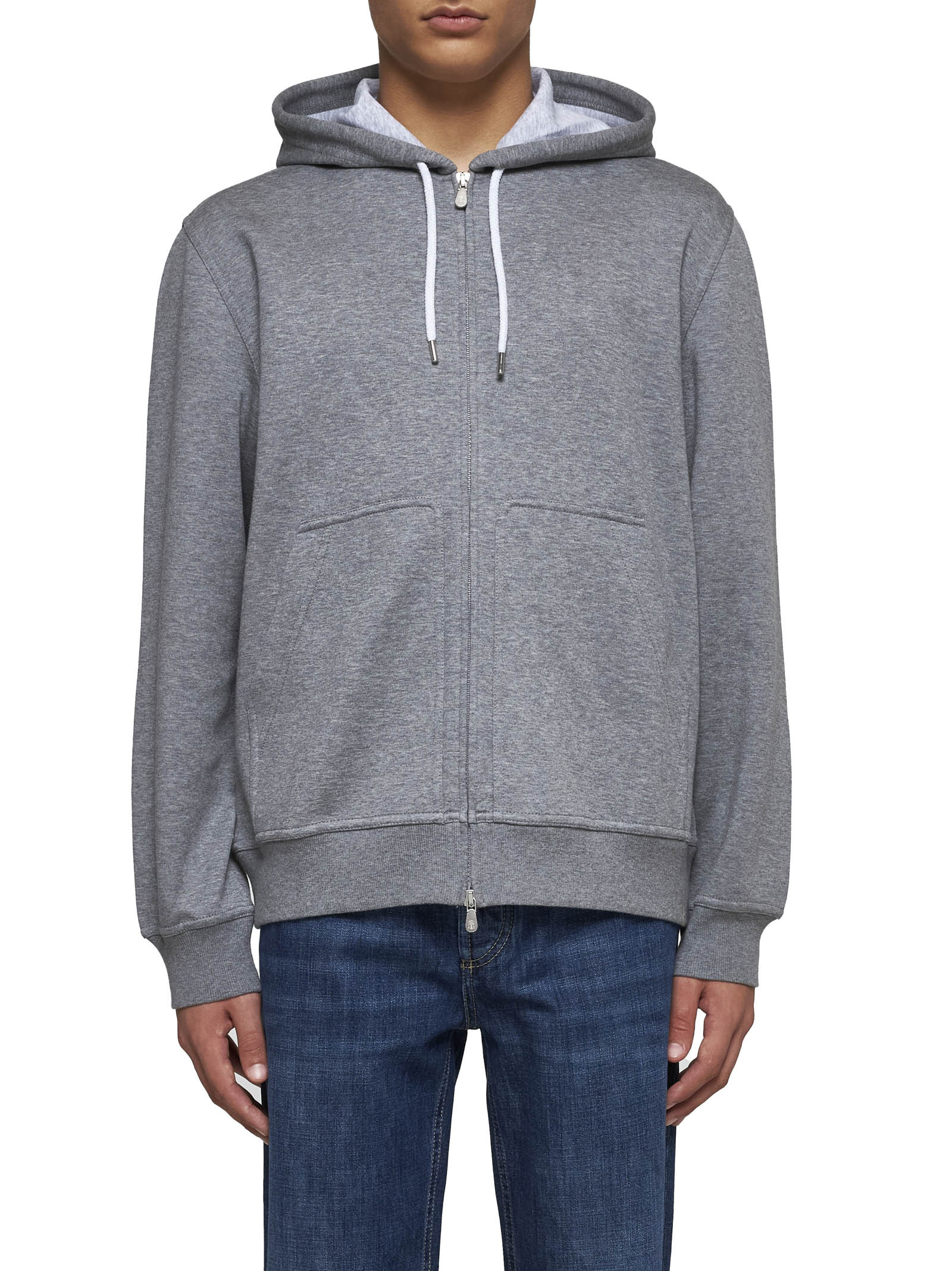 Cotton zip-up hoodie - 2