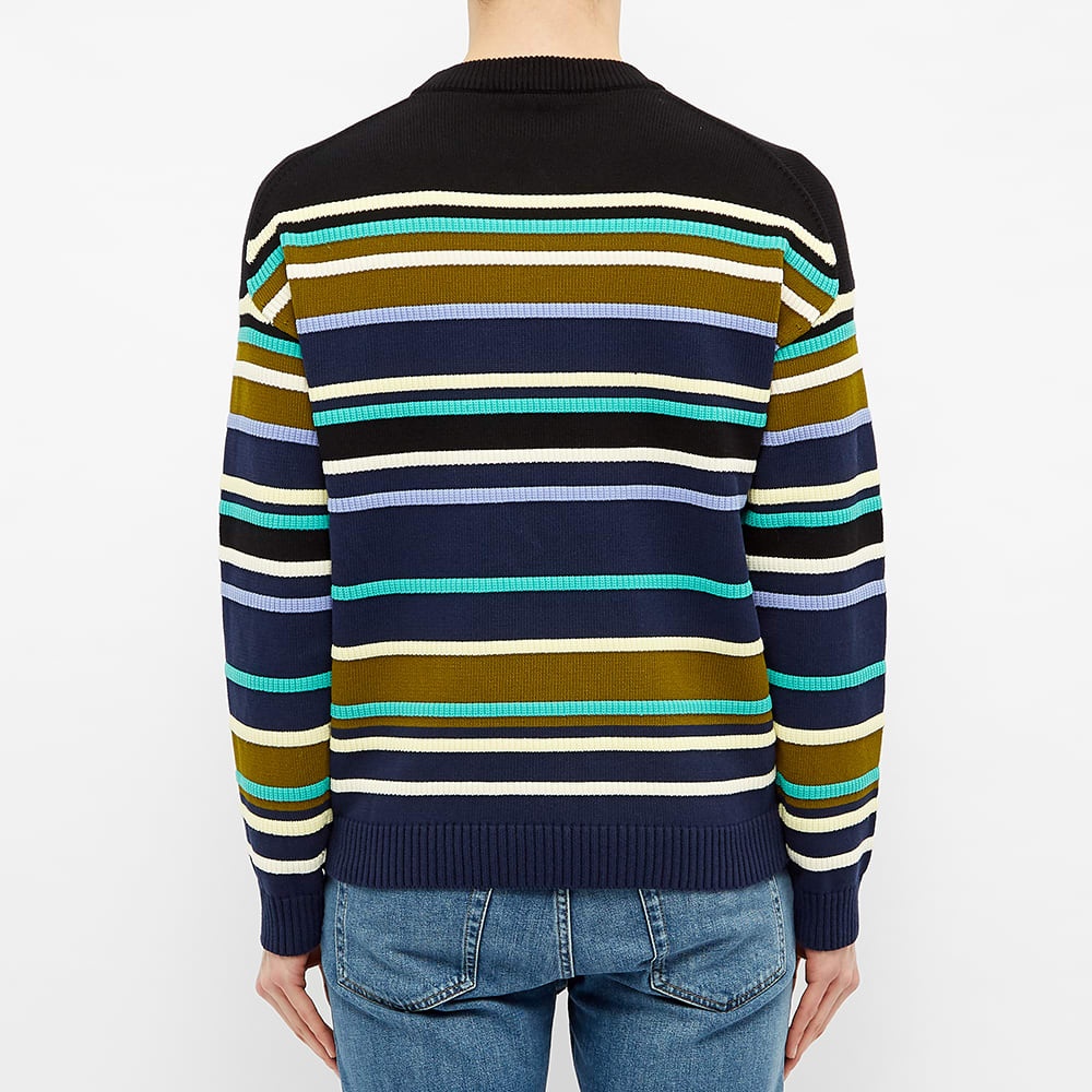 Kenzo Striped Logo Knit Jumper - 5